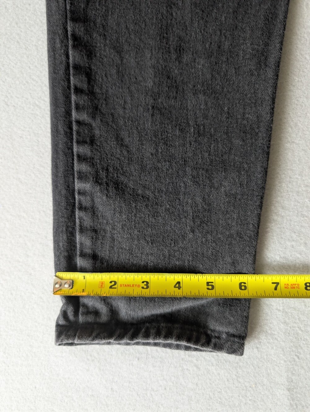 Vintage Early 90s Lei Denim Black Mom Jeans High Rise Taper Sz 3/23 Waist USA image 10